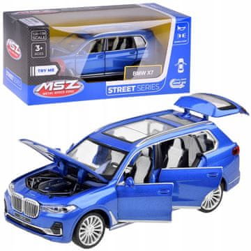 JOKOMISIADA Avtomobilski terenec BMW X7 1:32 kovinski model avtomobila z zvoki in lučmi ZA3756