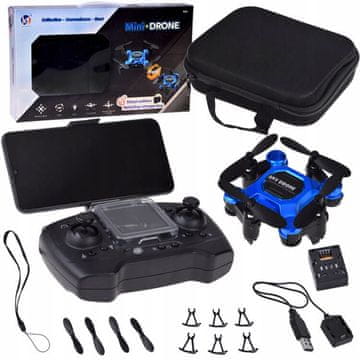 JOKOMISIADA Leteči mini dron na daljinsko upravljanje - zložljiv model z daljinskim upravljalnikom RC0656