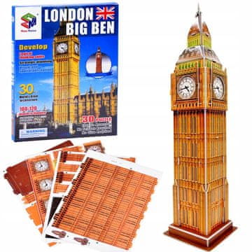 JOKOMISIADA 3D sestavljanka 30 kosov London Big Ben ZA3802