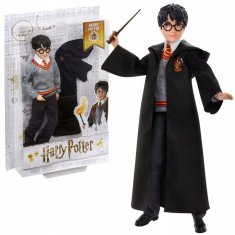 Mattel Lutka Harry Potter v šolski obleki Gryffindor + palica FYM50 ZA5093