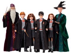 Mattel Lutka Harry Potter v šolski obleki Gryffindor + palica FYM50 ZA5093