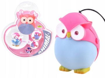 Barvit obesek za ključe OWL - obesek s svetlobo in zvokom ZA3528