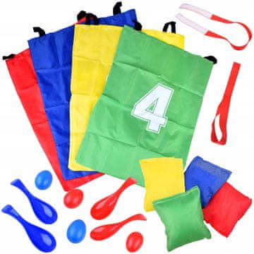 JOKOMISIADA Kinderparty Skakalne vrečke Jajca Žlice SP0568
