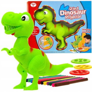 JOKOMISIADA Projektor dinozavrov T-rex + markerji TA0048