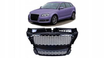 Audi A3 8P Facelift sijajno črna maska
