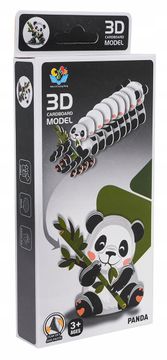 RAMIZ 3D sestavljanka Panda, primerna za otroke od treh let dalje. Značilnosti