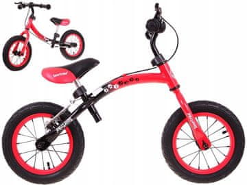 RAMIZ Boomerang SporTrike rdeče poganjalo za otroke, ki se učijo voziti s kolesi