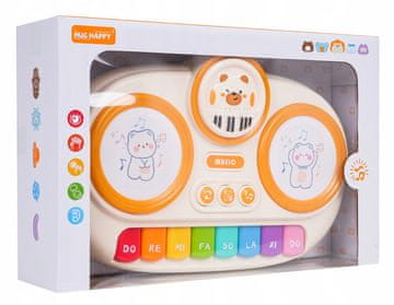 RAMIZ Klaviatura + bobni na dotik Način Teddy Bear DJ za ustvarjalno igranje zvoka