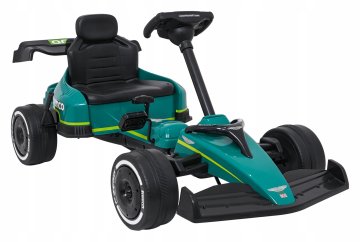 RAMIZ Aston Martin Go-Kart Green verižni pogon kovinski zobniki EVA kolesa