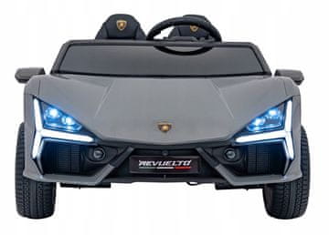 RAMIZ Gumb za ustavitev v sili vozila Lamborghini Revuelto XL siv 2 4 GHz