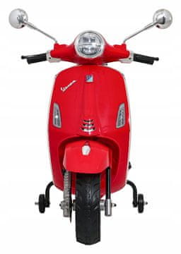 RAMIZ Zvok volana in gumbi za hupo za skuter Vespa ROMA v rdečem odtenku