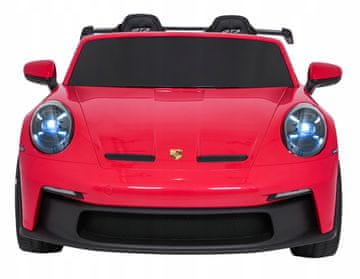 RAMIZ Porsche 911 GT3 STRONG MP4 rdeča nova tipska plošča s športnim načinom