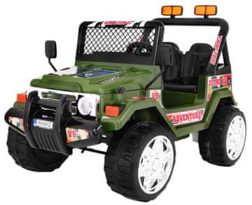 RAMIZ Otroški Raptor Drifter na baterije, zelene barve + sedež na daljinsko upravljanje