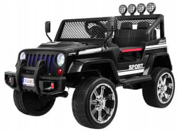 RAMIZ Terensko vozilo Raptor Drifter črne barve + daljinski upravljalnik + pogon 4x4, prednaložene melodije