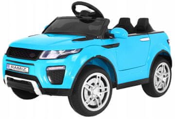 RAMIZ Električni avtomobilček Rapid Racer za otroke - moder SUV + sedež na daljinsko upravljanje