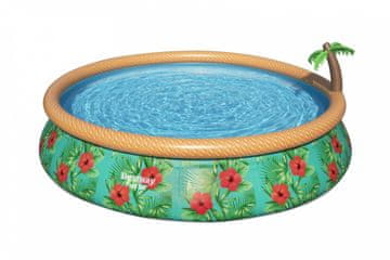 Bestway Tropski otroški bazen s tušem 457 x 84 cm 15 čevljev