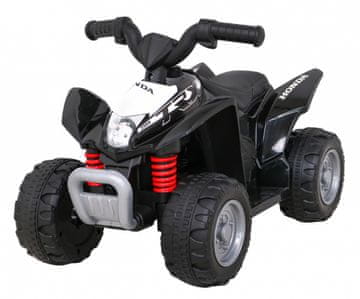 RAMIZ Honda 250X TRX baterijski štirikolesnik črne barve + hupa + LED + eko usnje