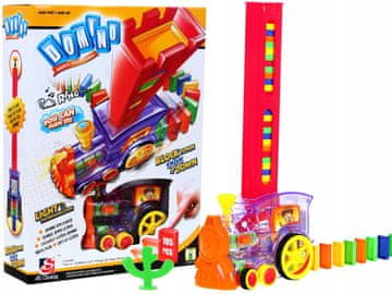 Lokomotiva, vlak, polaganje vlaka DOMINO