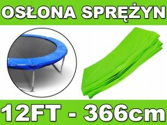 Vzmetna ovratnica 366 cm (12 FT) - zelena