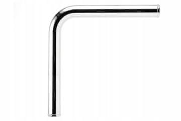 Aluminijasta cev 90 stopinj 25 mm 60 cm