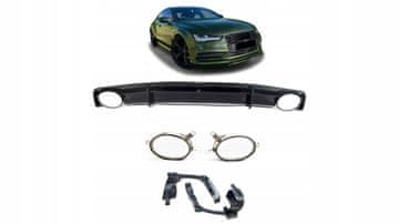 Audi A7 C7 Facelift Zadnji difuzor z nastavki