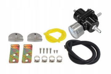 Regulator tlaka goriva TurboWorks FPR01, črne barve