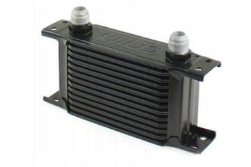 Hladilnik olja TurboWorks Slim Line 13-vrstni 140x100x50 AN8 črne barve