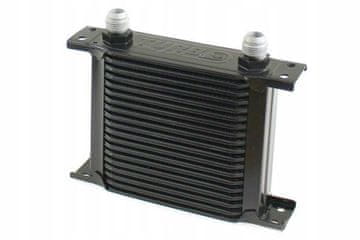 Hladilnik olja TurboWorks Slim Line 19-vrstni 140x150x50 AN8 črne barve