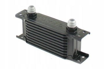 Hladilnik olja TurboWorks Slim Line, 10-vrstni, 140x75x50, AN10, črne barve