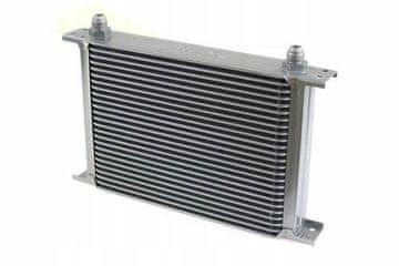 Hladilnik olja TurboWorks 25-vrstni 260x195x50 AN8 srebrne barve