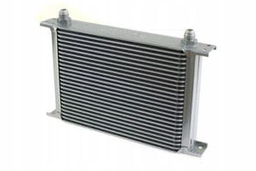 Hladilnik olja TurboWorks 30-vrstni 260x235x50 AN8 srebrne barve