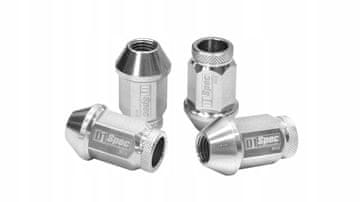 Kovane matice D1Spec Alu M12x1,5 37 mm srebrne
