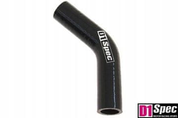 45-stopinjski komolec D1Spec črne barve 12 mm XL