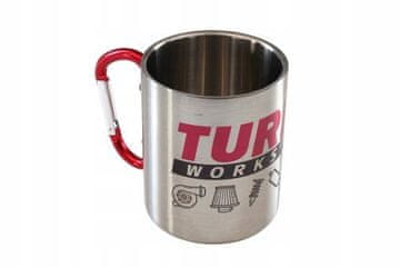 TurboWorks 300 ml srebrna kovinska skodelica
