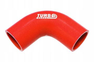 TurboWorks rdeče 90° koleno 51 mm