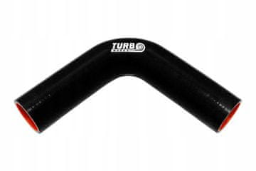 90-stopinjski TurboWorks Pro črni 45 mm XL komolec