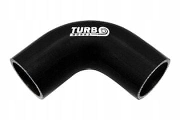90-stopinjski TurboWorks črni komolec 30 mm