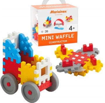MARIOINEX Mini vaflji - modri set, 35 kosov.