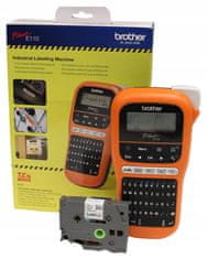 BROTHER Tiskalnik nalepk P-touch E110 + priložen trak TZe-231
