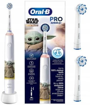 BRAUN Oral-B Junior Star Wars 3 Modes 2 električna zobna ščetka za otroke
