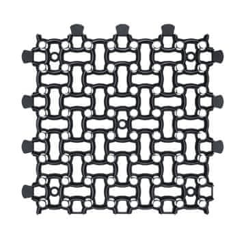 rešetka za trato, 50 x 50 cm = 0,25 m², satasta mreža za trato, črna