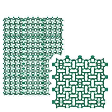 12 x mreža za trato, 50 x 50 cm, 3,00 m², za trato, parkirišče, trato, gramoz, zeleno, 12 kosov