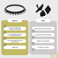 Fleksibilna plastična obroba za trato, višina 20 m, 45 mm, rob za tlakovanje s 60 sidri za košnjo, obroba za trato, obroba za gredice - reciklirana plastika