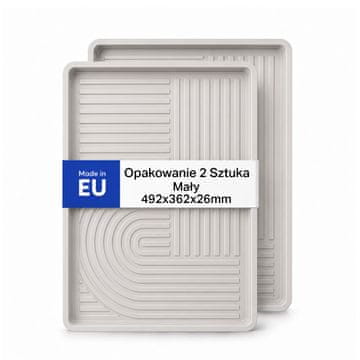Komplet 2 stojal za čevlje in odcejalnika za čevlje 49,2 x 36,2 x 2,6 cm