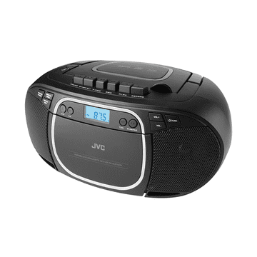 JVC Boombox RC-E451B Bluetooth 5.0 CD USB FM kaseta 2×1,6 W
