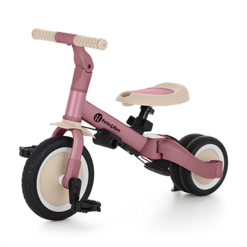 Petite&Mars Večnamenski tricikel 5-v-1 Turbo Dusty Rose