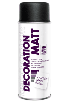 Deco Color Univerzalni lak MATT 9005 ČRNI 400ml