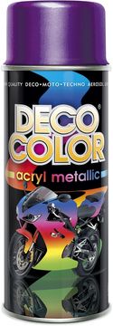 DECO COLOR METALLIC kovinski akrilni lak v spreju VIJOLIČAST 400 ml