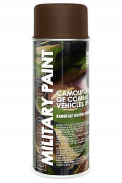 Deco Color MILITARY vojaški lak za lase 8027 BLATNO RJAVA 400 ml