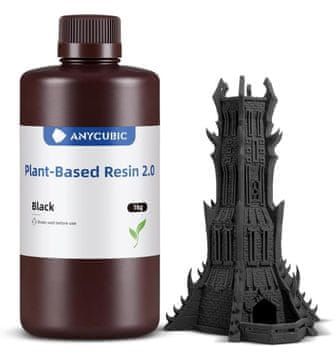 ANYCUBIC Rastlinska hrana 2.0 Črna 1kg
